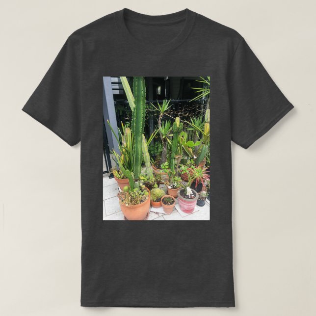 Cacti colony  Long  T-Shirt (Design Front)