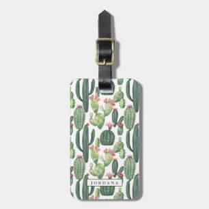 Cacti   Desert Theme Luggage Tag