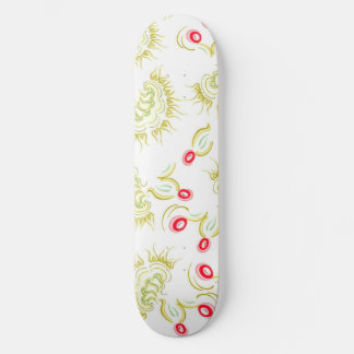 Cacti flowers skateboard