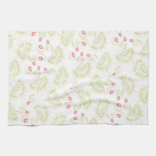 Cacti Flowers Tea Towel