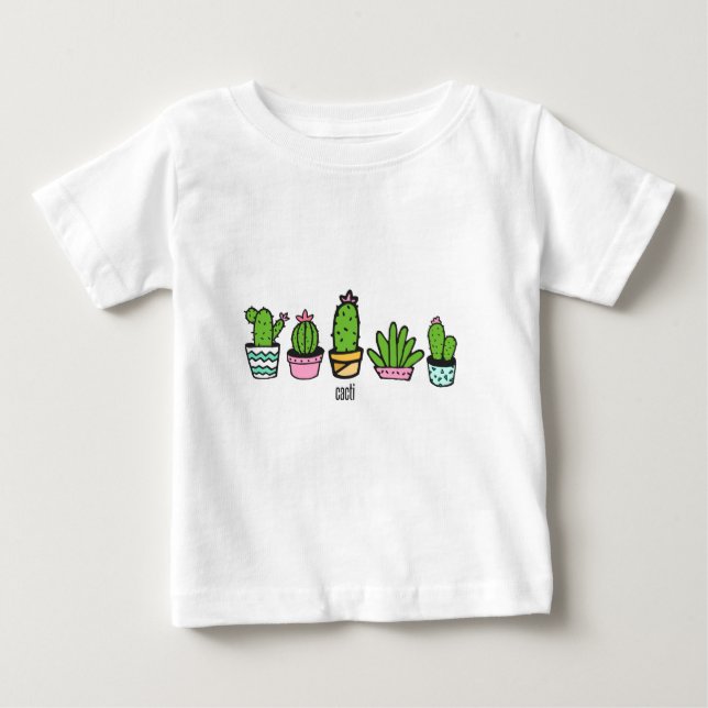 cacti grouping baby T-Shirt (Front)