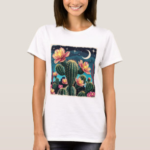 Cacti night time gift T-Shirt