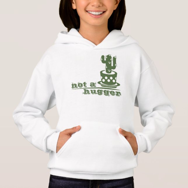 Cacti Not a hugger cactus funny saying (Front)