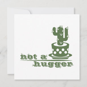 Cacti Not a hugger cactus funny saying Save The Date