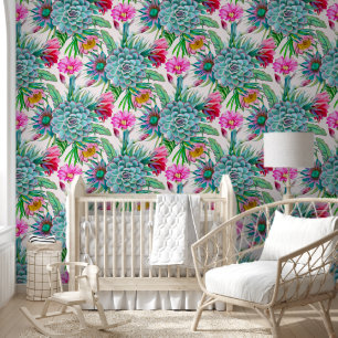 Cacti Pattern Wallpaper