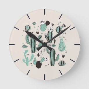 Cacti Round Clock