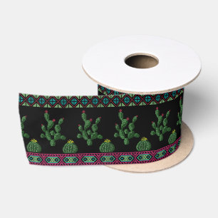 Cacti Satin Ribbon