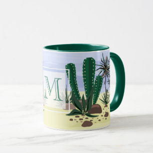 Cacti, succulents . mug