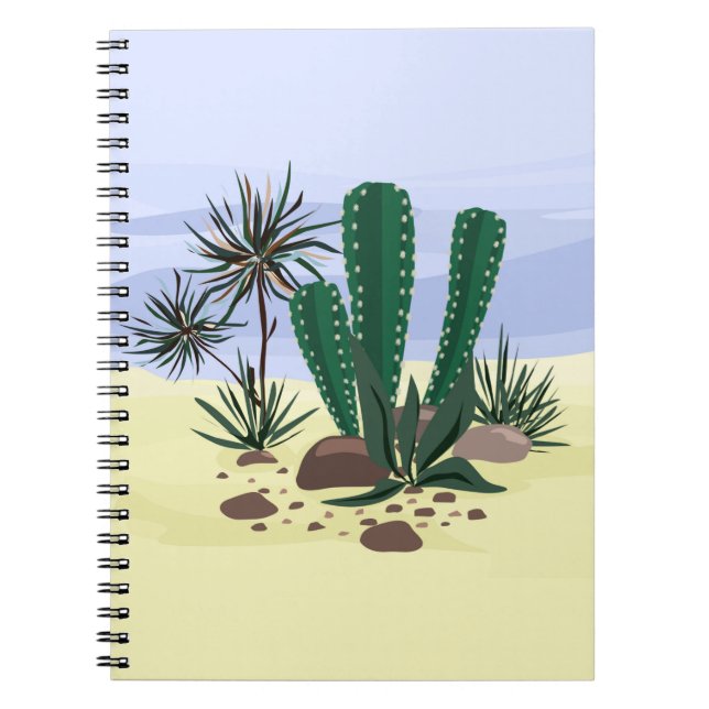 Cacti, succulents . notebook (Front)