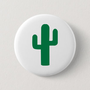 Cactus 6 Cm Round Badge