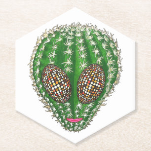 Cactus Alien Hybrid  Paper Coaster
