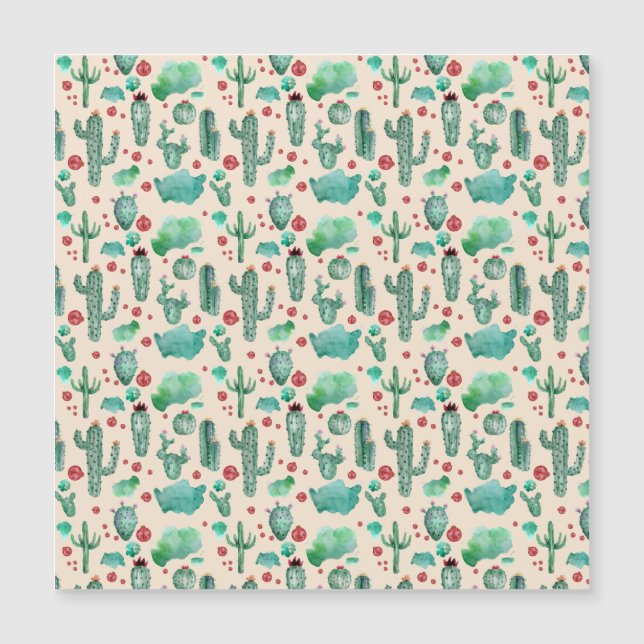 cactus and ladybug pattern - beige background (Front)