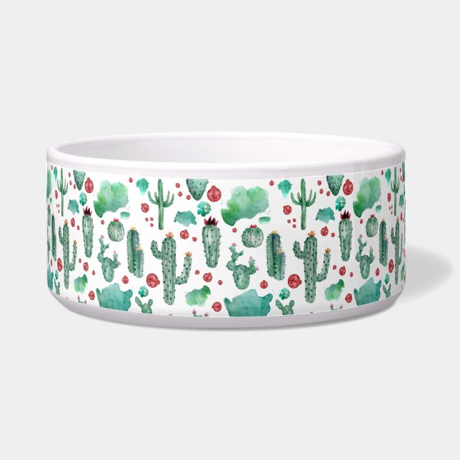 cactus and ladybug pattern - white background (Front)