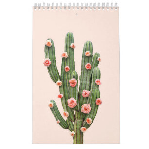 Cactus and Roses Calendar