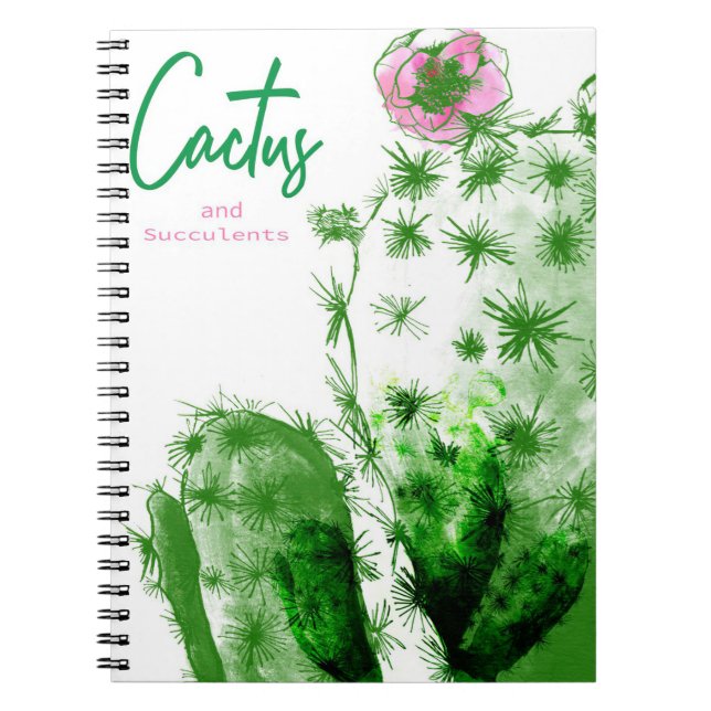 Cactus And Succulents Notebook (Front)