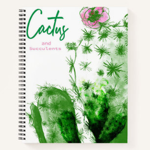 Cactus And Succulents Notebook