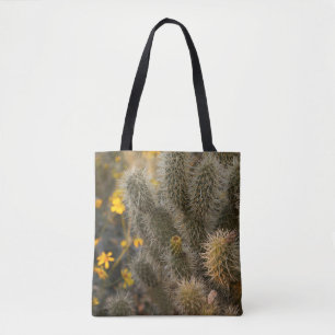 Cactus and Wildflowers Tote Bag