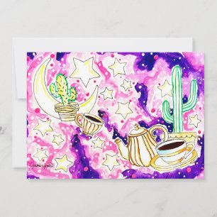 Cactus Art Invitation