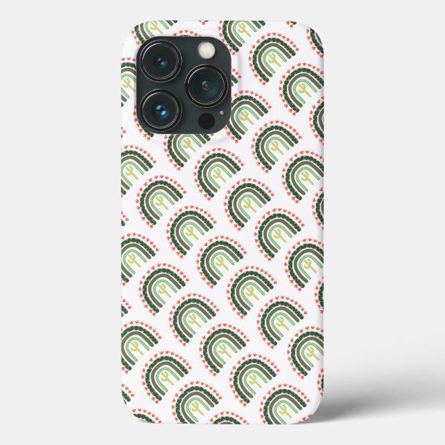 Cactus Art Pattern Colourful Desert Rainbow Fun Case-Mate iPhone Case (Back)