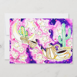 Cactus Art Thank You Card