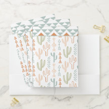 Cactus Aztec Western Folder