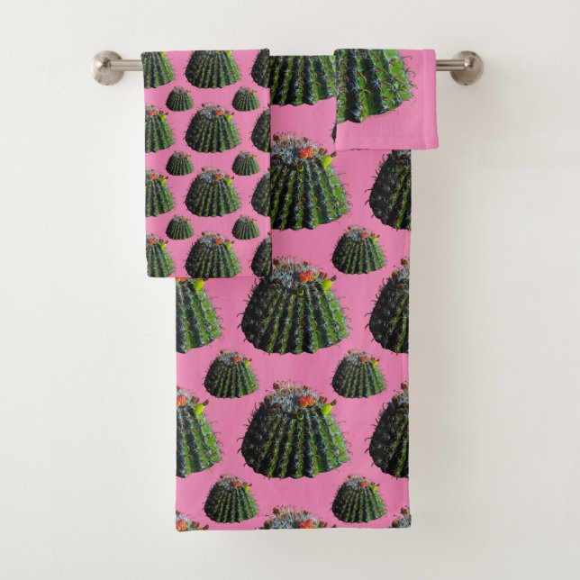 Cactus Bath Towels (Insitu)