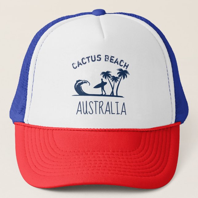 Cactus Beach Surfing Australia Trucker Hat (Front)