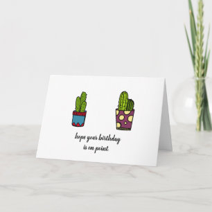 Cactus Birthday Card