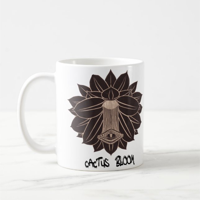 Cactus Bloom  Coffee Mug (Left)