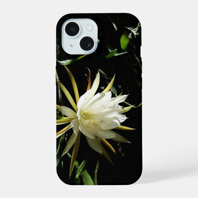 Cactus Bloom iPhone 15 Case (Back)