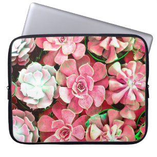 cactus blossom design for Romantic wedding backgro Laptop Sleeve
