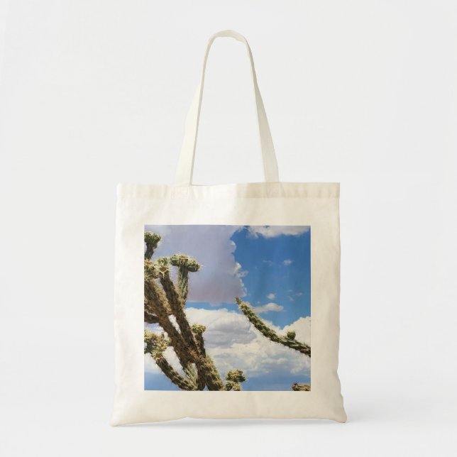 Cactus Blue Sky Tote Bag (Front)