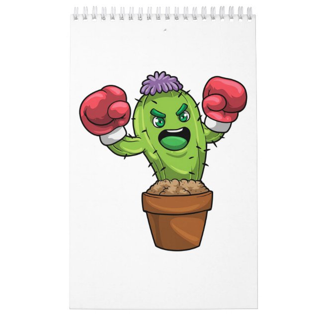 Cactus Boxer Boxing Calendar (Cover)
