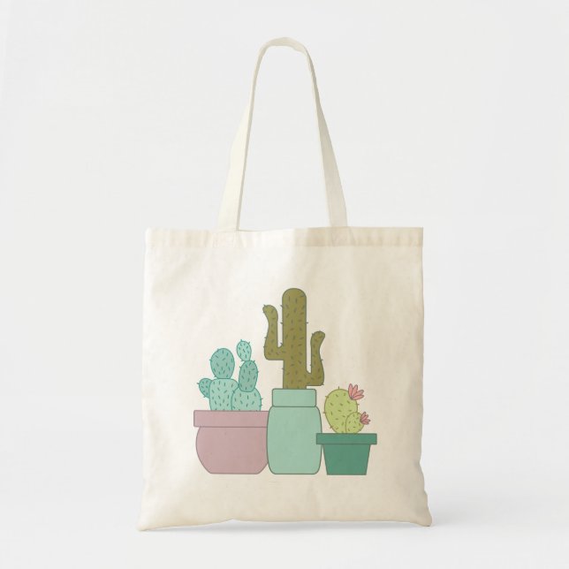 Cactus Budget Tote (Front)