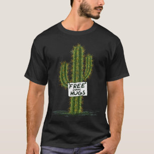 Cactus Cacti Funny Art Humor Sweet Hugs T-Shirt