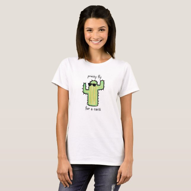 Cactus Cacti Geek Unique T-Shirt (Front Full)