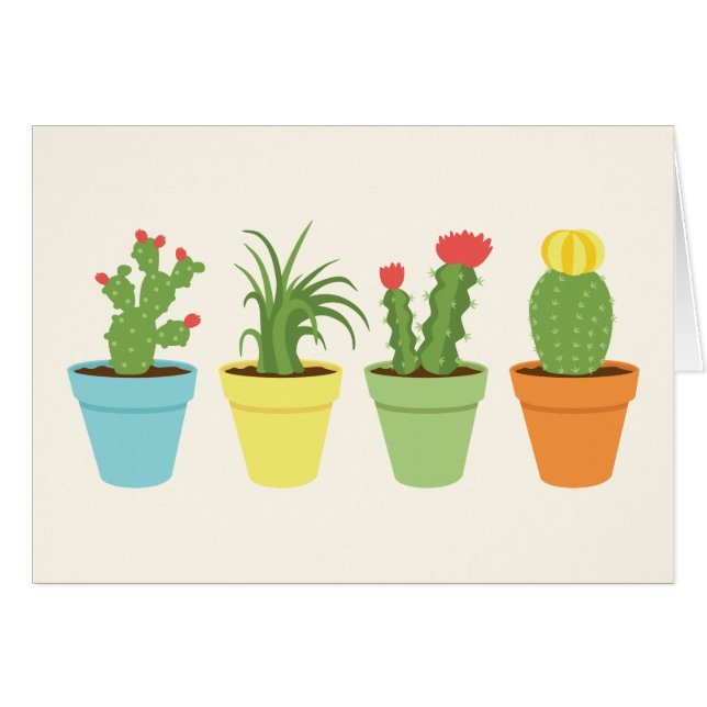 Cactus Card (Front Horizontal)
