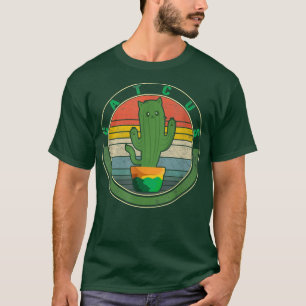 Cactus Cat Catcus Kitten For Her Succulent Plant G T-Shirt