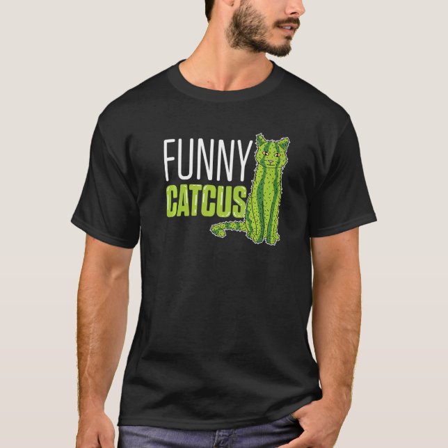 Cactus Cat Mum T-Shirt (Front)