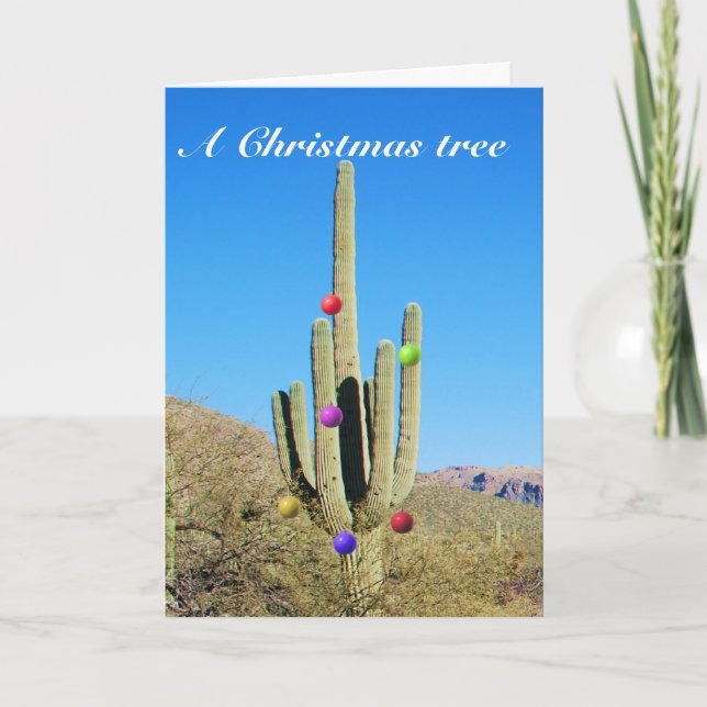 Cactus Christmas Card (Front)