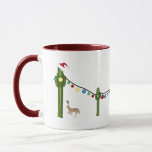 Cactus Christmas Mug