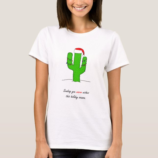Cactus Christmas T-Shirt (Front)
