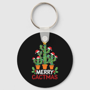 Cactus Christmas Tree Funny Merry Cactmas Cactus M Key Ring