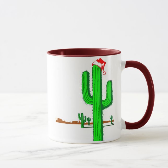Cactus Christmas Tree - Mug (Right)
