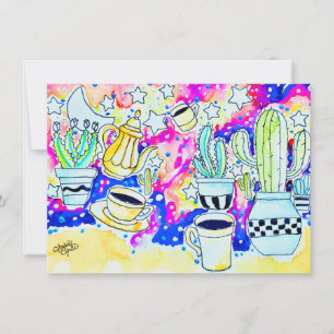 Cactus Coffee Card