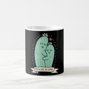 Cactus couple coffee mug