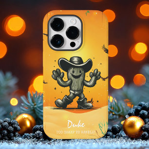 Cactus Cowboy - Western Charm & Cool Vibes Case-Mate iPhone 14 Pro Case