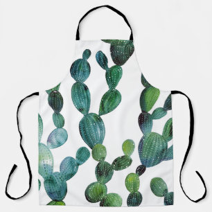 Cactus Craze: Tropical Watercolor Trend Apron