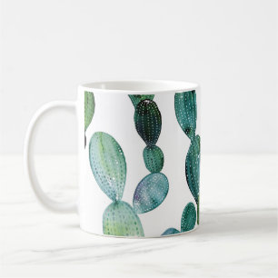 Cactus Craze: Tropical Watercolor Trend Coffee Mug