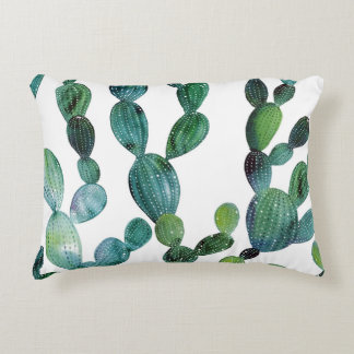 Cactus Craze: Tropical Watercolor Trend Decorative Cushion